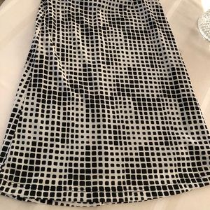 Black and white skirt